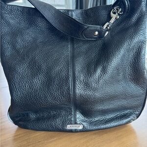 Coach Park Avery Black Pebbled Leather Women's Bag D1480-F31287